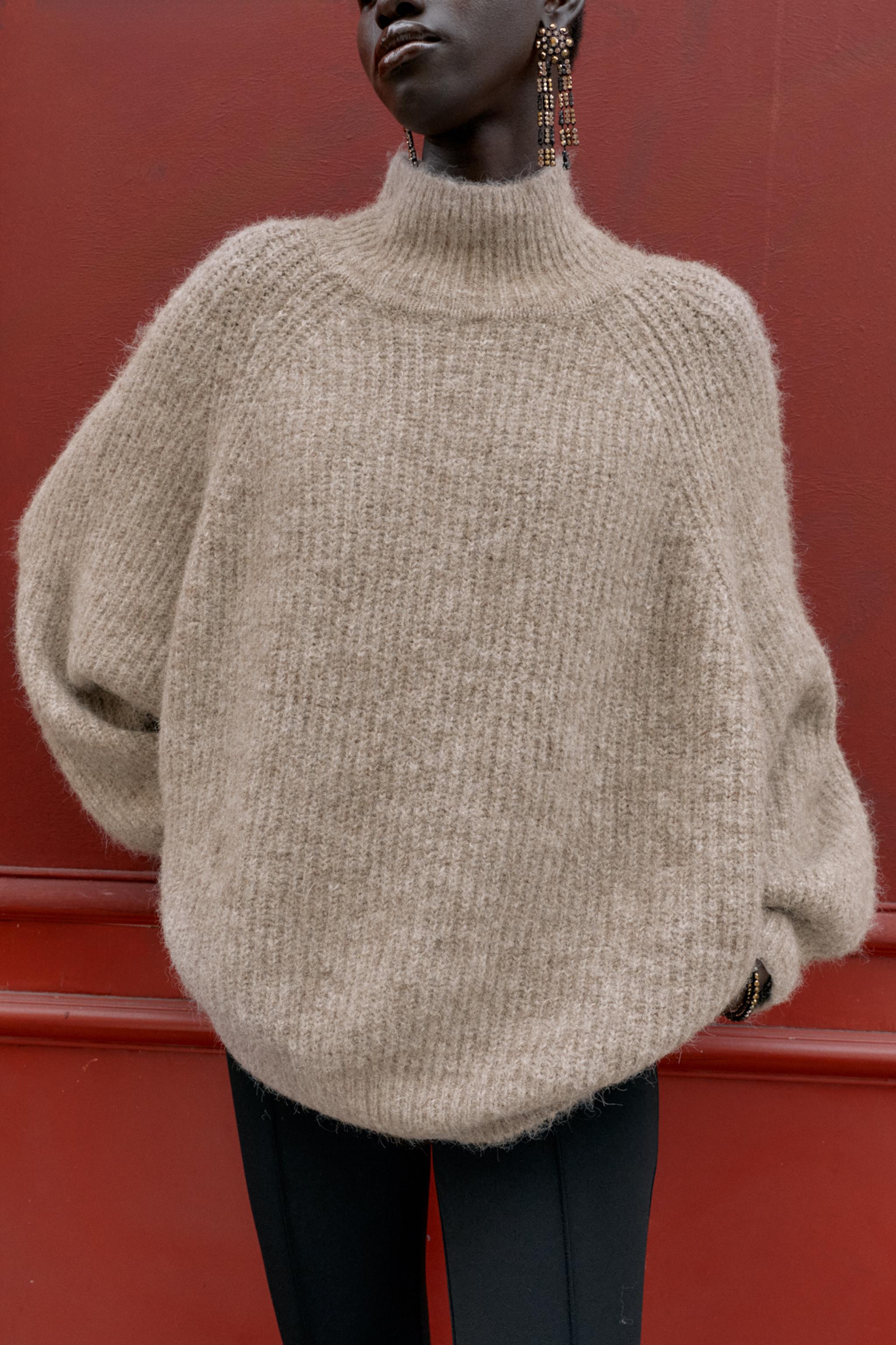 WIDE SLEEVE KNIT JUMPER